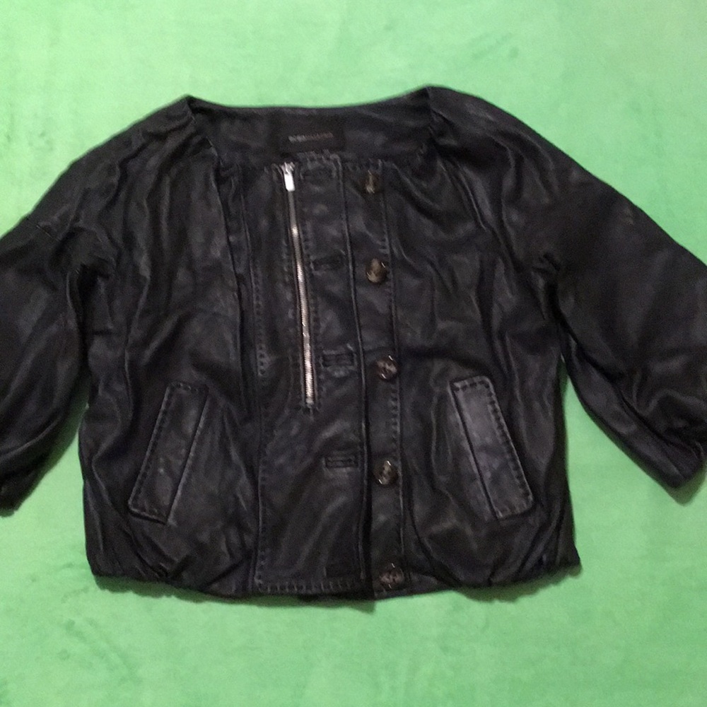 BCBG MAXAZRIA leather jacket